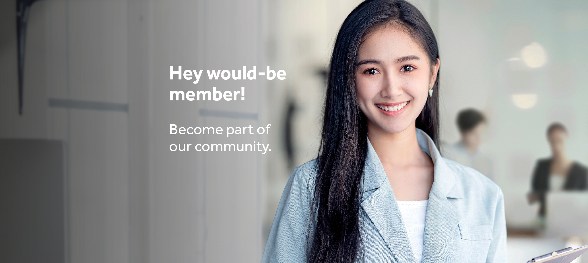 Revo member smiling. Become a part of our community.